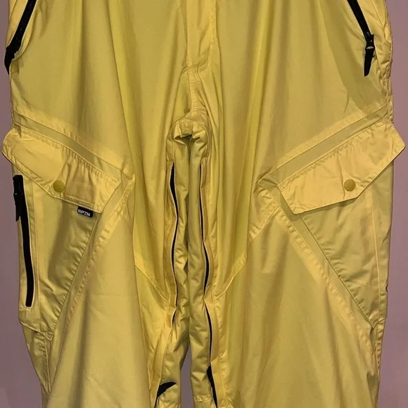 RPZN men’s bright yellow ski pants size XL - Picture 3 of 10